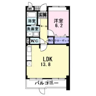 ファリアージュⅡ【2階】の間取り