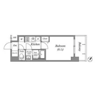 アドバンス名古屋シュテルン【3階】の間取り