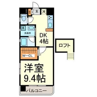 リヴィエール岩塚【1階】の間取り