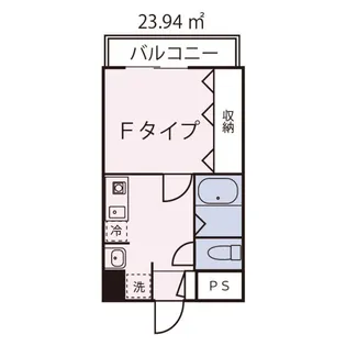 1Kの間取り画像