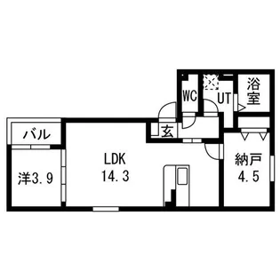CS名塚【1階】の間取り