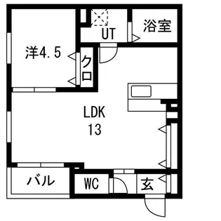 中村区高道町AP【2階】の間取り