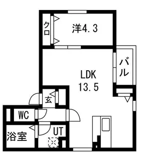 アークレジデンス中村日赤【2階】の間取り
