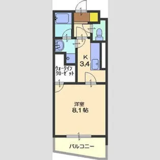 コンフォール【301号室】の間取り