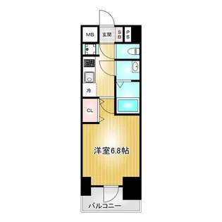 プレサンス名古屋幅下ファビュラス【10階】の間取り