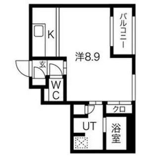 SPACE CUBE HONJIN【2階】の間取り