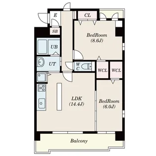 ピオーネ覚王山【3階】の間取り