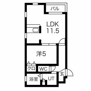 Grand West【3階】の間取り