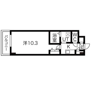 ラフィーネ・大島【1階】の間取り