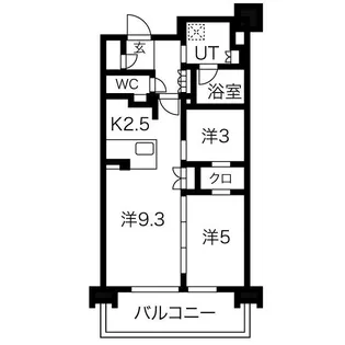 ローレルアイ名駅東【13階】の間取り