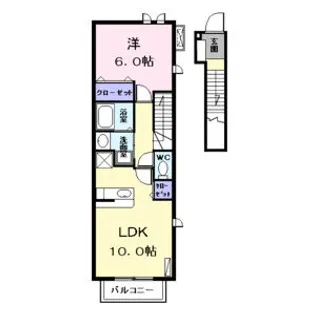 椛(もみじ)【2階】の間取り