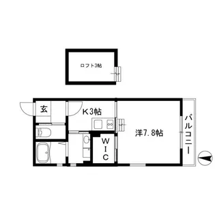 Brezza Nakamurakoen【3階】の間取り