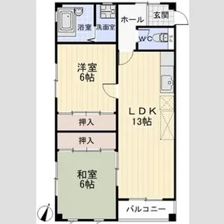 ヘルメス成瀬【3階】の間取り
