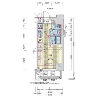 プレサンス高畑ルミア【3階】の間取り