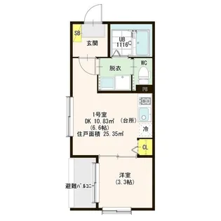 パークテラス【3階】の間取り