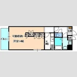 ケースクエア【2階】の間取り