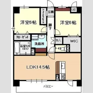 アルバグランデ【3階】の間取り