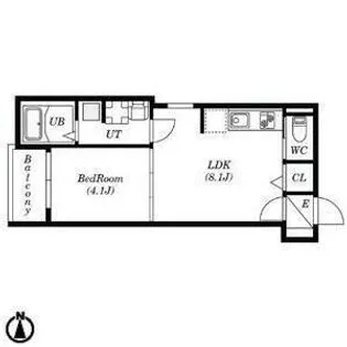 WEST名駅【1階】の間取り