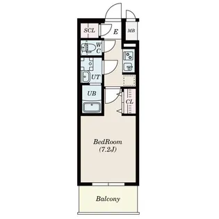 S-RESIDENCE豊国通【704号室】の間取り