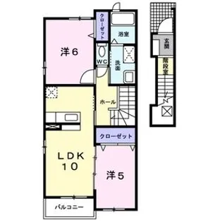 ほくはうす【2階】の間取り