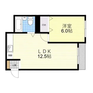 石田ビル【3C号室】の間取り