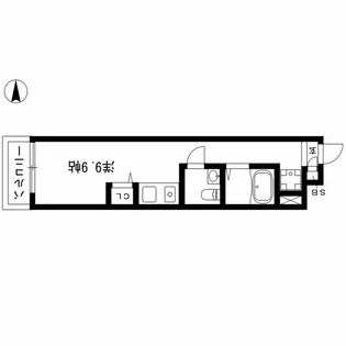 1Rの間取り画像