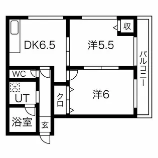 伊東マンション【2階】の間取り