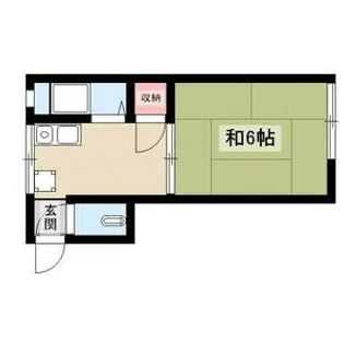 岩塚荘【202号室】の間取り