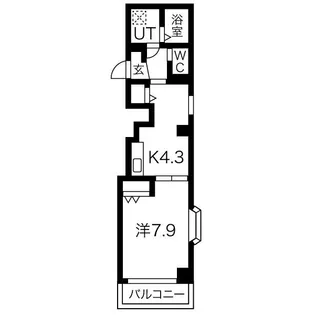 サンパティーク【501号室】の間取り