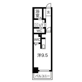 RIVO浅間町【9階】の間取り