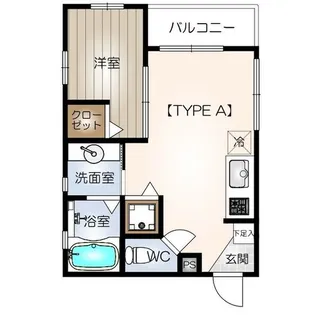 シーズンコート中村公園【3階】の間取り