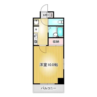 1Kの間取り画像
