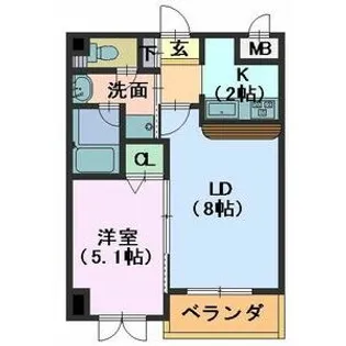 THE FIRST東山公園【3階】の間取り