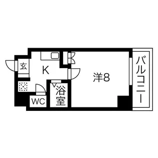 casa桜・千種【402号室】の間取り