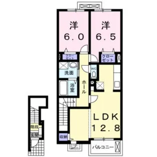 マタン ブリエⅡ【2階】の間取り