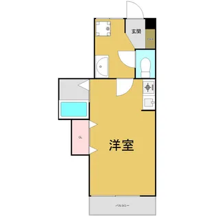 1Rの間取り画像