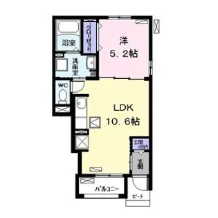 セレノ Ⅰ【1階】の間取り