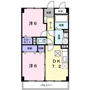 メゾン平地【3階】の間取り