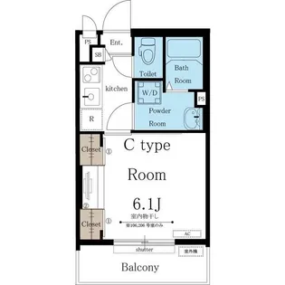リブリ・砂田橋【2階】の間取り