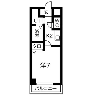 サリチェ八田【4階】の間取り