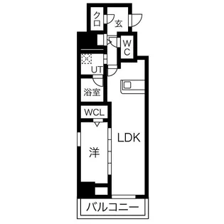 ロイジェント日吉Ⅱ【8階】の間取り