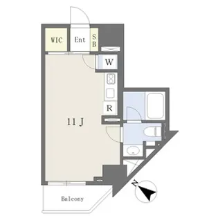 Comfort山王【7階】の間取り