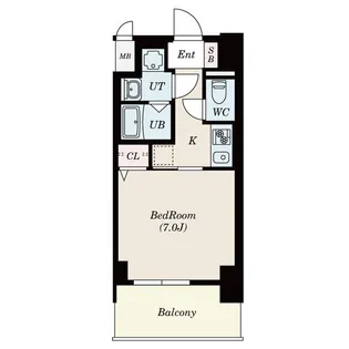 S-RESIDENCE浄心East【11階】の間取り
