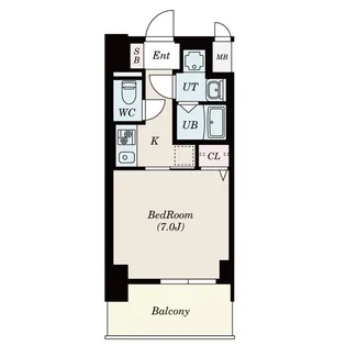 S-RESIDENCE浄心East【7階】の間取り