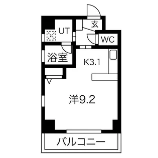 シャトレ【402号室】の間取り