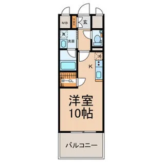 1Rの間取り画像