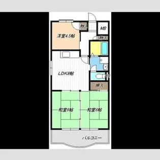 3DKの間取り画像