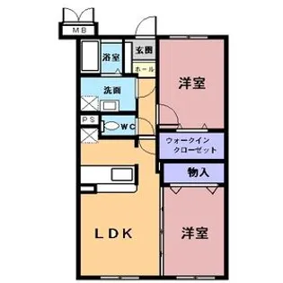 メゾン・ダルカンシールⅠ【1階】の間取り