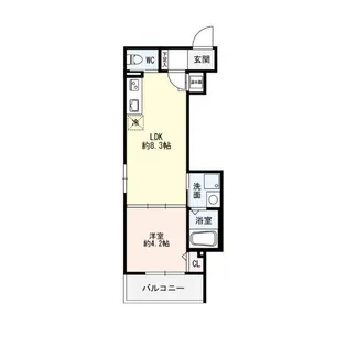 Stage K 向島【3階】の間取り