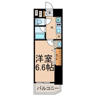 ベレーサ名駅ウエスト【2階】の間取り